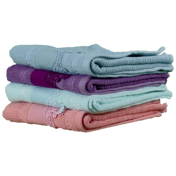 مناشف حمام فاخرة من القطن الناعم شكل مزخرف