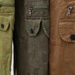 بنطلون كارجو رجالي بجيوب جانبية وخامة ناعمة مطاطة من DH Wear