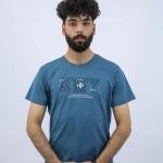 تشيرت رجالي بينيه بأكمام قصيرة وقبة دائرية