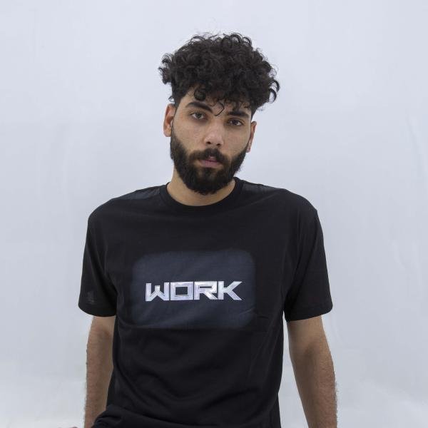 تشيرت رجالي بينيه بأكمام قصيرة وقبة دائرية