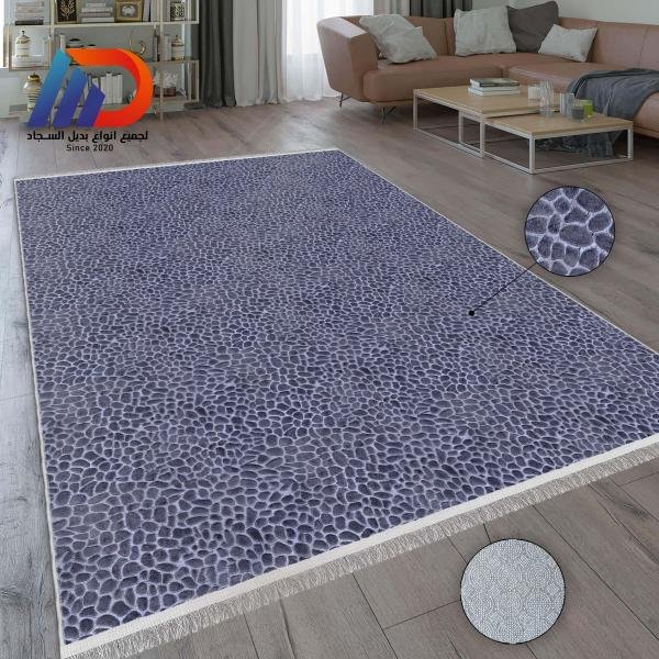 بديل سجاد وجه ناعم وضهرحبيبات مضاد للانزلاق بألوان جذابة حديثه